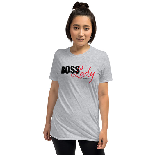 BOSS Lady - Proverbs 31:24 Short-Sleeve Unisex T-Shirt